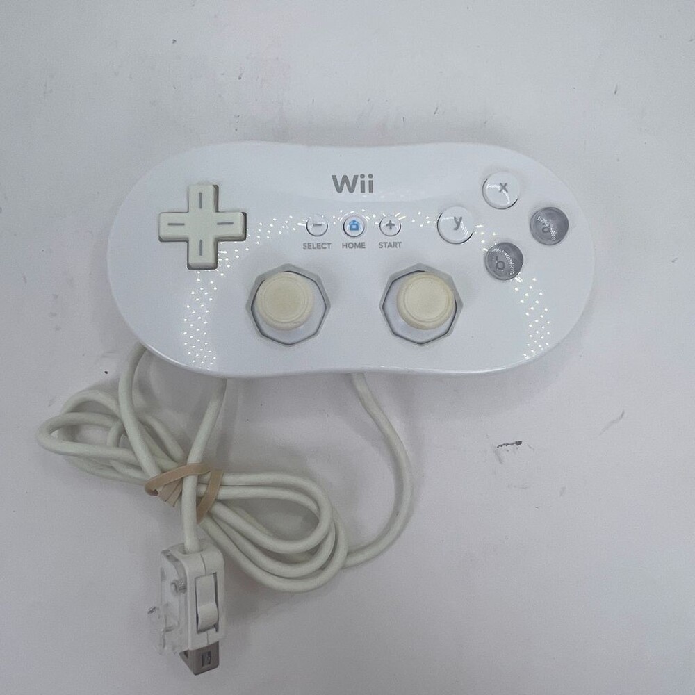 OEM White Nintendo Wii Classic Wired Wii U Controller RVL-005